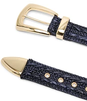Dillard's 1.5#double; Braided Raffia Belt