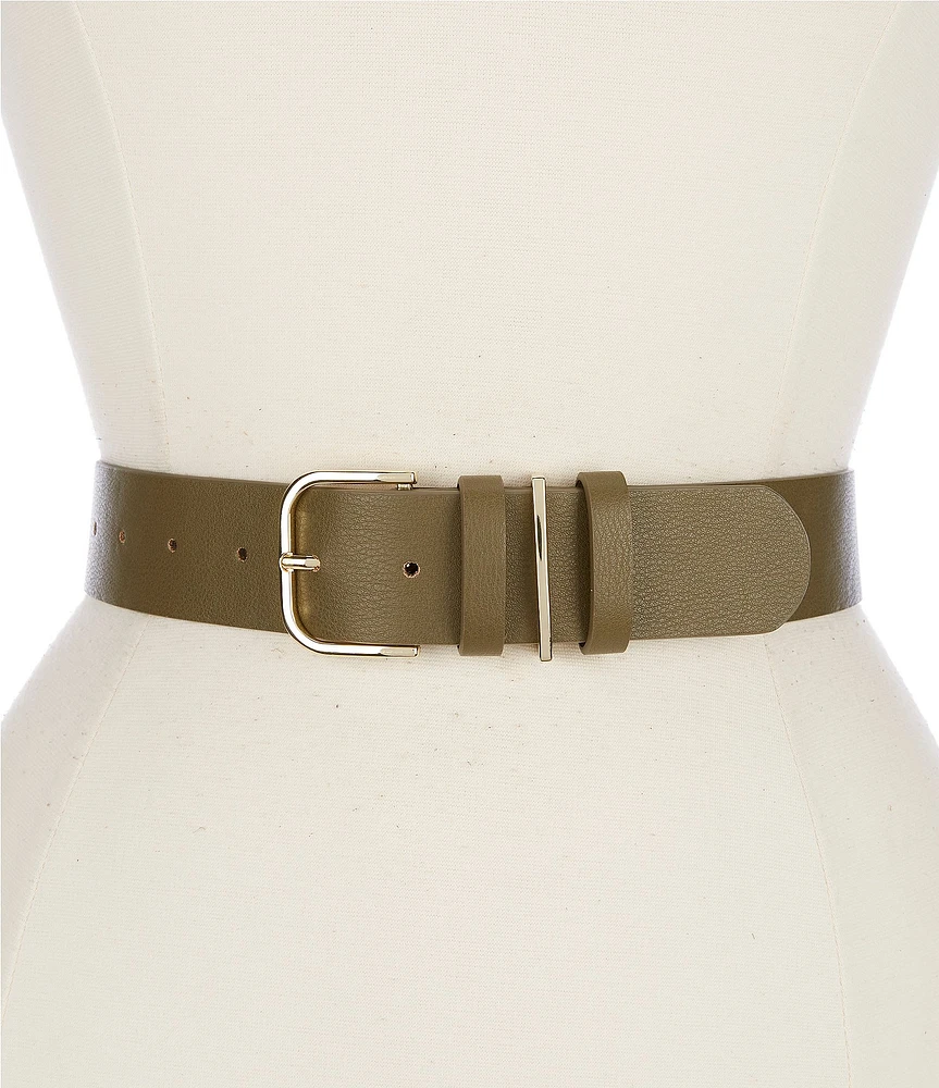 Dillard's 1.5#double; Mixed Multi Loop Faux Leather Belt