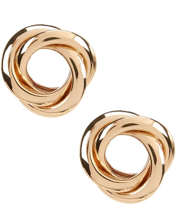 Dillard's Intertwined Metal Knot Stud Earrings