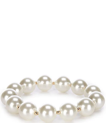 Dillard's Large Pearl Stretch Bracelet