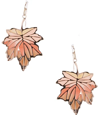 Dillard's Ombre Leaf Drop Earrings