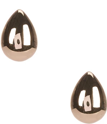 Dillard's Puffy Metal Teardrop Stud Earrings