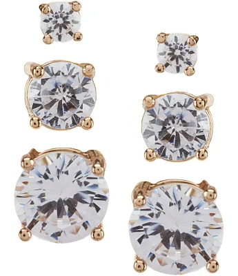 Dillard's Tailored Faux-Crystal Sensitive Earring Set