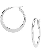 Dillard's Tailored Graduated Hoop Sensitive Earrings