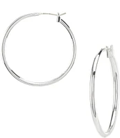 Dillard's Tailored Delicate Hoop Sensitive Earrings