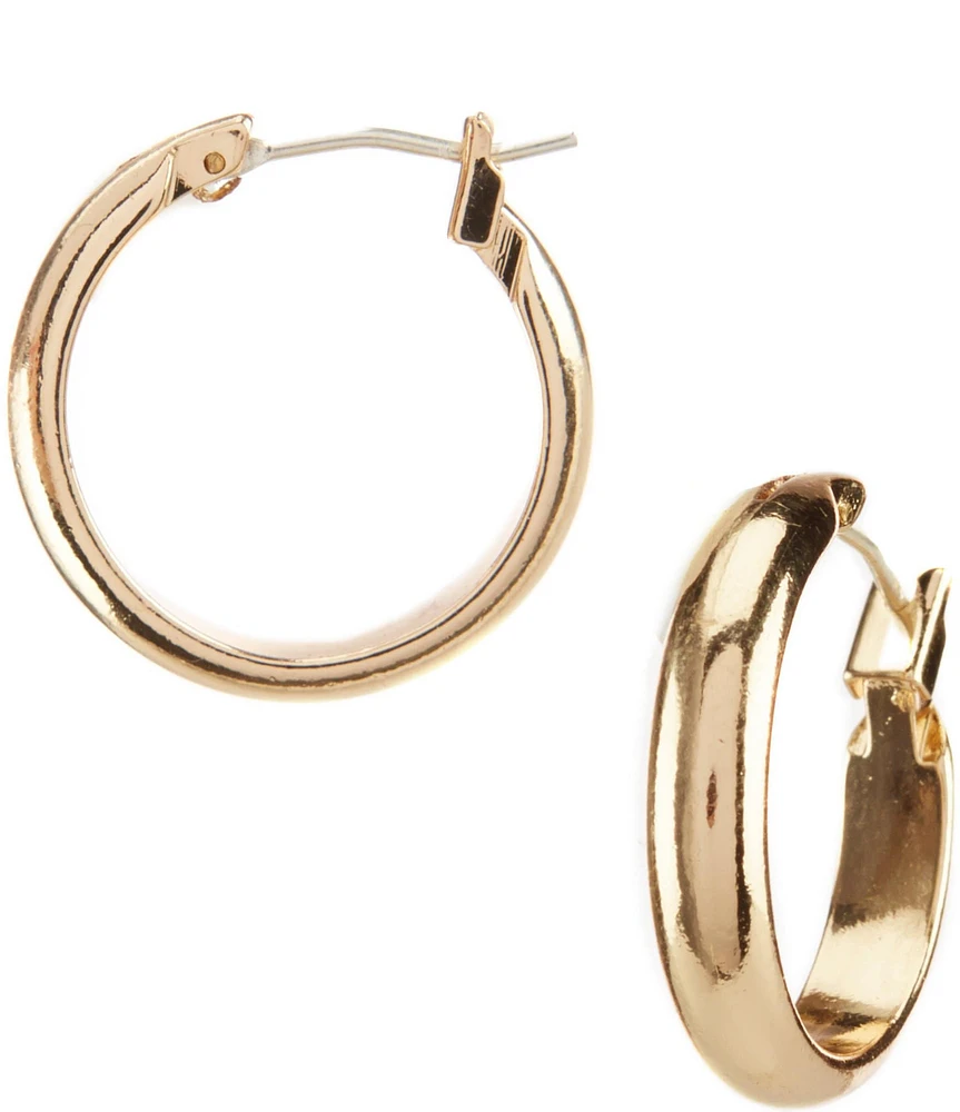 Dillard's Tailored Small Hoop Sensitive Earrings