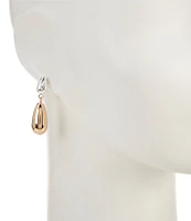 Dillard's Teardrop Metal Stud Bead Drop Earrings