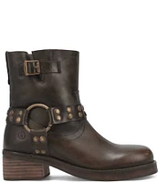 Dingo Anarchy Leather Studded Moto Booties