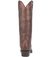 Dingo Athena Crocodile Embossed Leather Western Boots