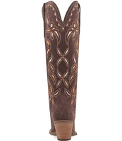 Dingo Bandelera Suede Laser Cut Western Boots