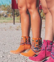 Dingo Bandida Suede Western Booties