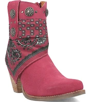 Dingo Bandida Suede Western Booties