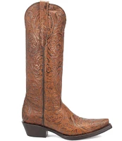 Dingo Bellona Embossed Leather Western Boots