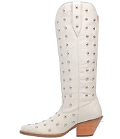 Dingo Broadway Bunny Leather Studded Tall Western Boots