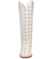 Dingo Broadway Bunny Leather Studded Tall Western Boots