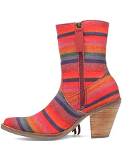 Dingo Chili Pepper Leather Fringe Western Boots