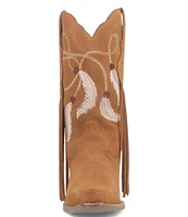 Dingo Day Dream Embroidered Suede Mid Western Boots