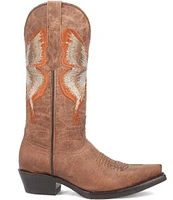 Dingo Duchess Distressed Leather Butterfly Western Boots