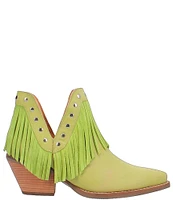 Dingo Fine N Dandy Suede Fringe Booties