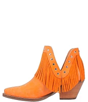 Dingo Fine N Dandy Suede Fringe Booties