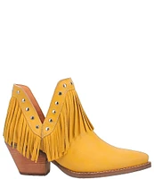 Dingo Fine N Dandy Suede Fringe Booties