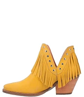 Dingo Fine N Dandy Suede Fringe Booties