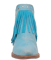 Dingo Fine N Dandy Suede Fringe Booties