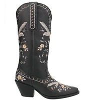 Dingo Full Bloom Floral Embroidered Leather Western Tall Boots