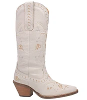 Dingo Full Bloom Floral Embroidered Leather Western Tall Boots