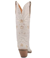 Dingo Full Bloom Floral Embroidered Leather Western Tall Boots