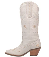 Dingo Full Bloom Floral Embroidered Leather Western Tall Boots