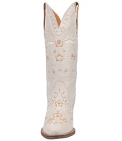 Dingo Full Bloom Floral Embroidered Leather Western Tall Boots