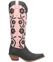 Dingo Goodness Gracious Leather Floral Tall Western Boots