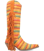 Dingo Hot Tamale Leather Fringe Western Boots