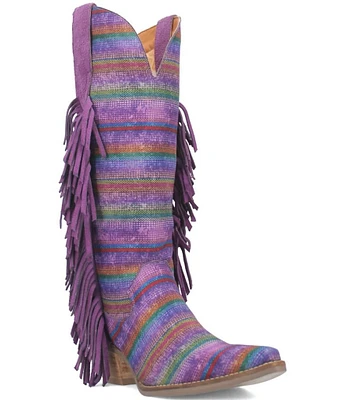 Dingo Hot Tamale Leather Fringe Western Boots