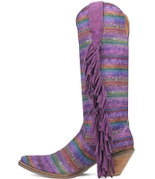 Dingo Hot Tamale Leather Fringe Western Boots