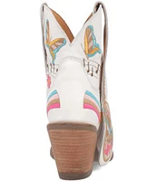 Dingo Melody Leather Embroidered Western Booties