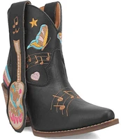 Dingo Melody Leather Embroidered Western Booties