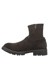 Dingo Men's Road Trip Harness Suede Lug Sole Boots