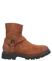 Dingo Men's Road Trip Harness Suede Lug Sole Boots