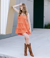 Dingo Out West Suede Tall Western Boots