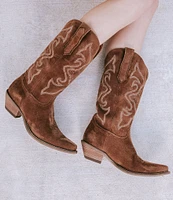 Dingo Out West Suede Tall Western Boots