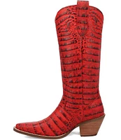 Dingo Ozzie Croco Embossed Western Boots