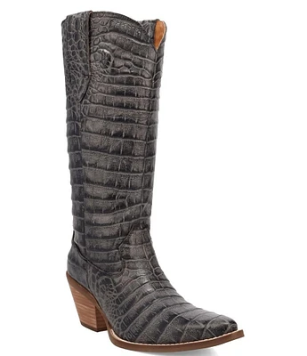 Dingo Ozzie Croco Embossed Western Boots