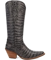 Dingo Ozzie Croco Embossed Western Boots