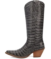 Dingo Ozzie Croco Embossed Western Boots