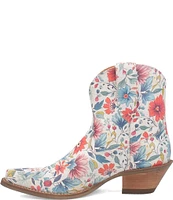 Dingo Pixie Rose Leather Western Booties