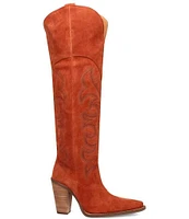 Dingo Primadonna Suede Over The Knee Boots