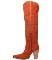 Dingo Primadonna Suede Over The Knee Boots