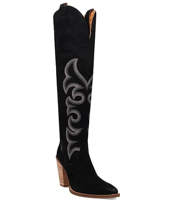 Dingo Primadonna Suede Over The Knee Boots